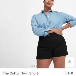 Everlane cotton twill shorts